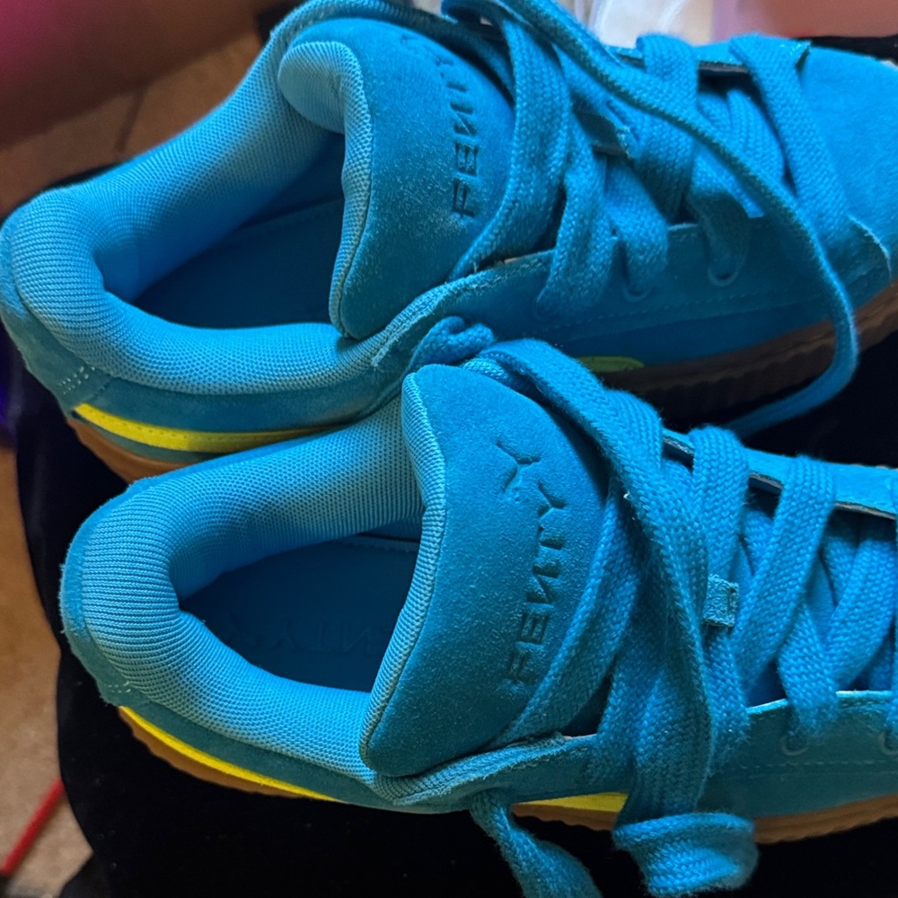 Fenty Beauty Kids Sneakers in Blue and Yellow
